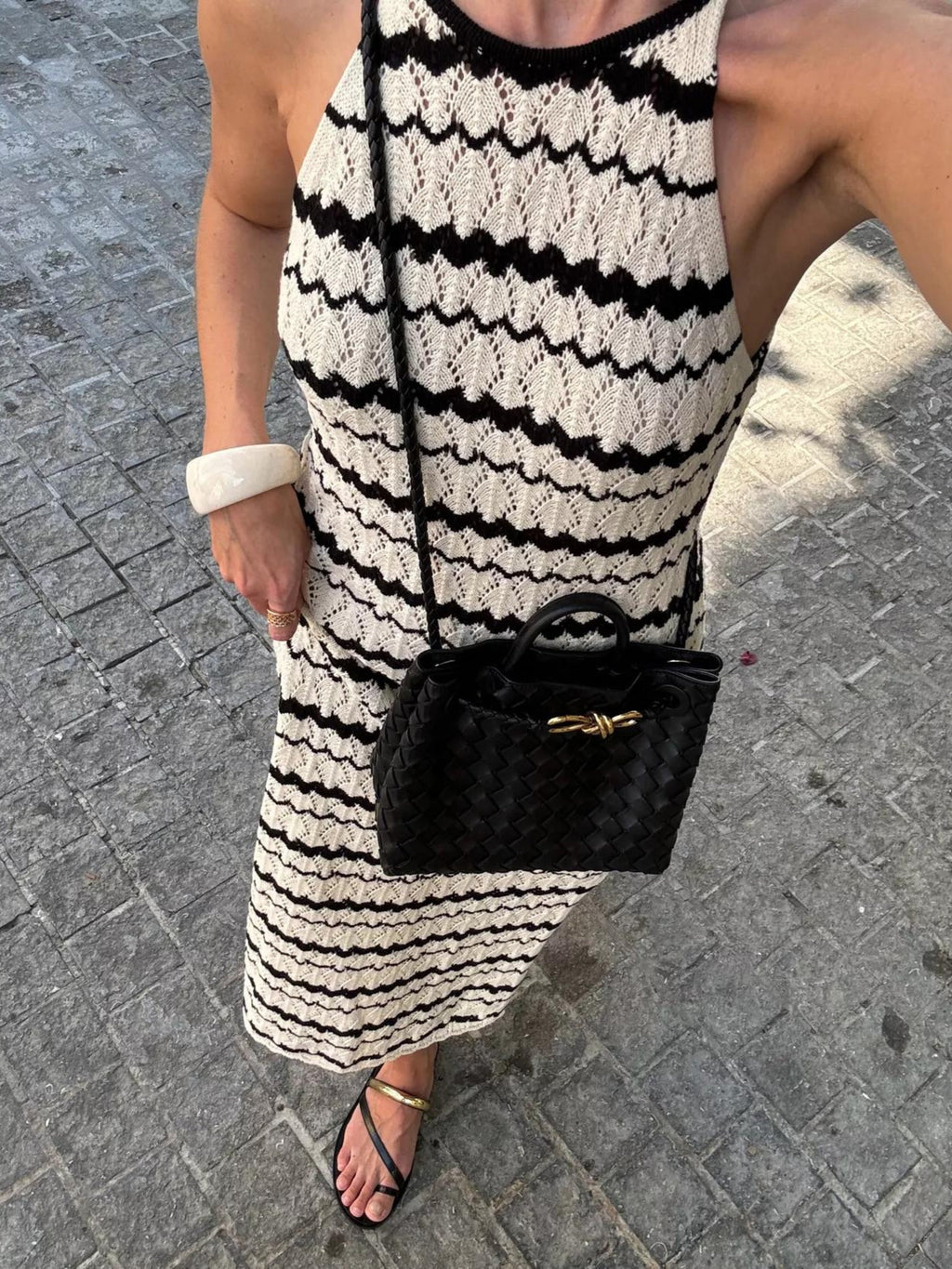 Eloise | Textured Compact Woven Bag
