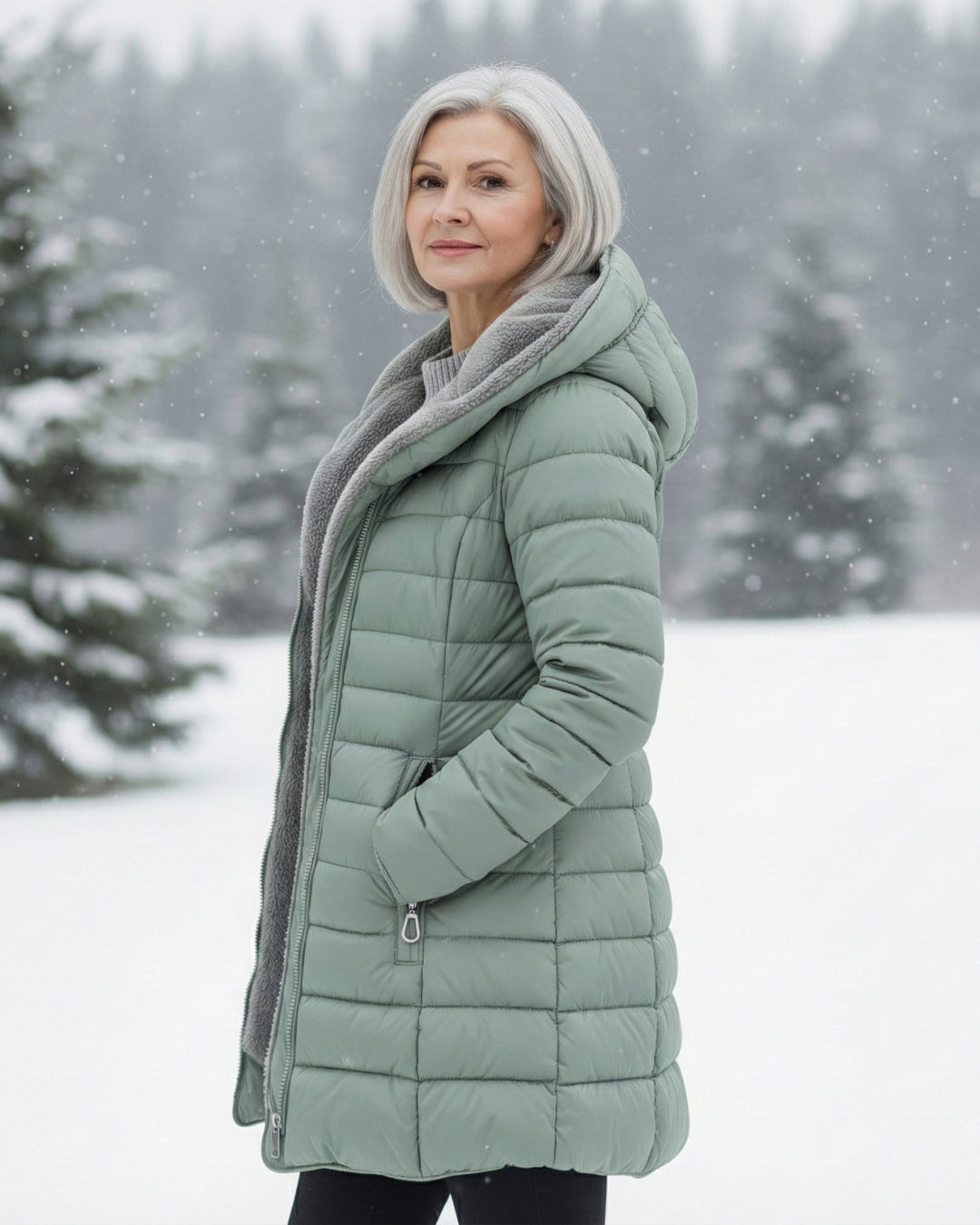 Marie I Padded Winter Jacket with Hood