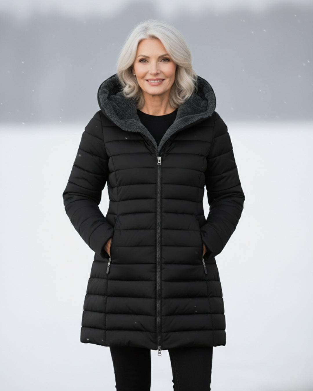 Marie I Padded Winter Jacket with Hood