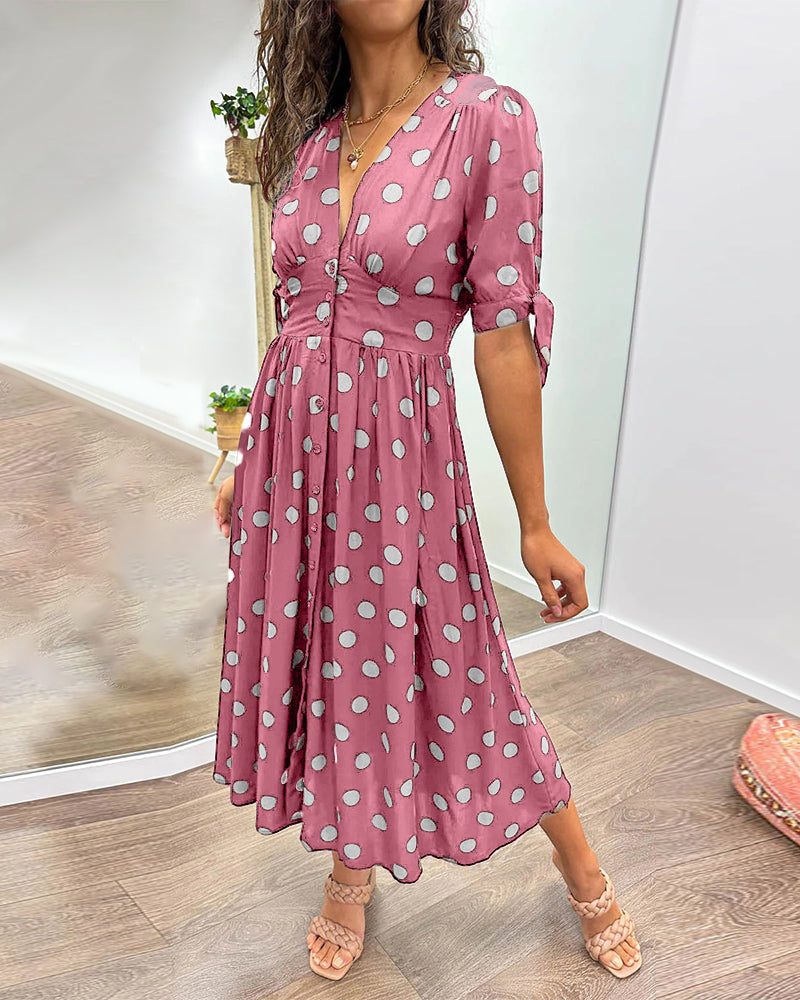 Dorthe | Elegant Dot Dress