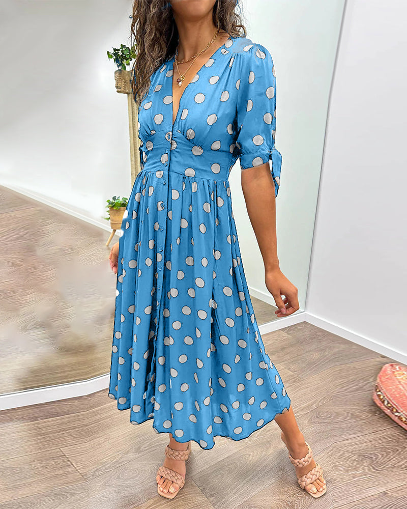 Dorthe | Elegant Dot Dress