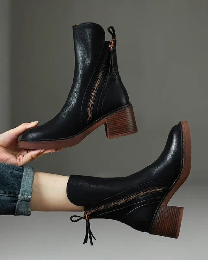 Louise | Leather Ankle Boots