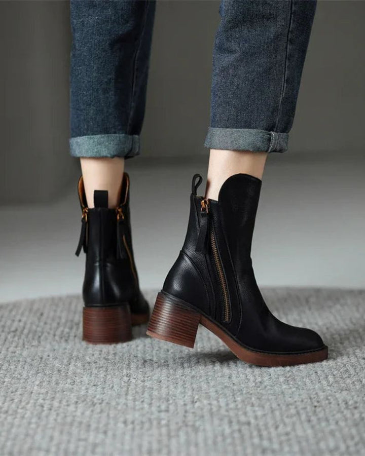 Louise | Leather Ankle Boots