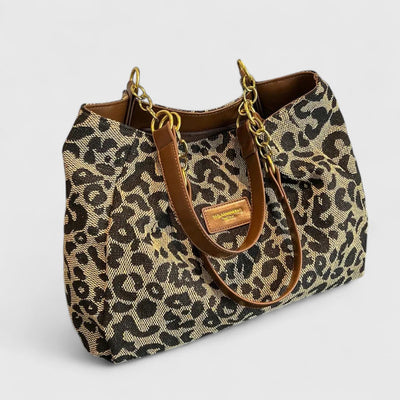 Daisy - Chic Leopard Print Tote Bag