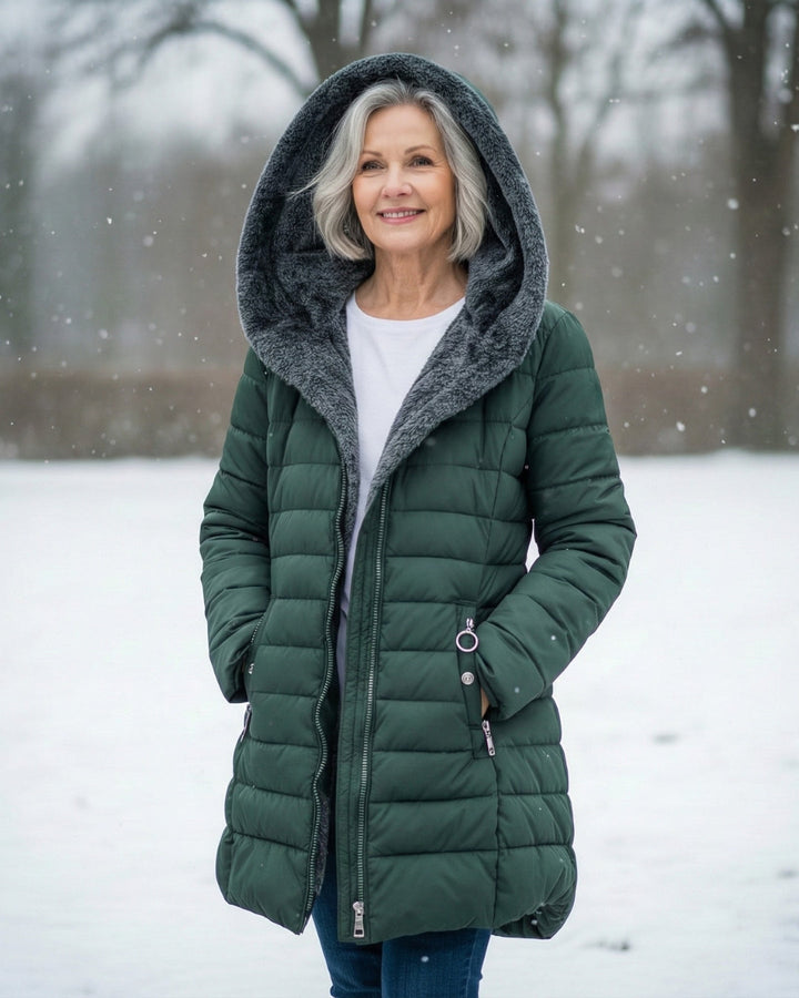 Marie I Padded Winter Jacket with Hood