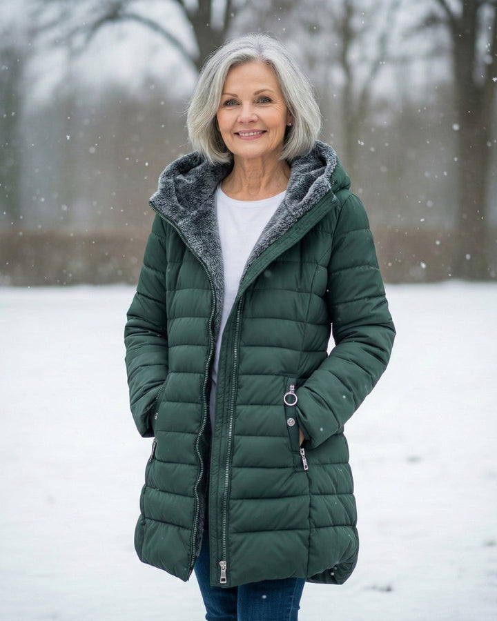 Marie I Padded Winter Jacket with Hood