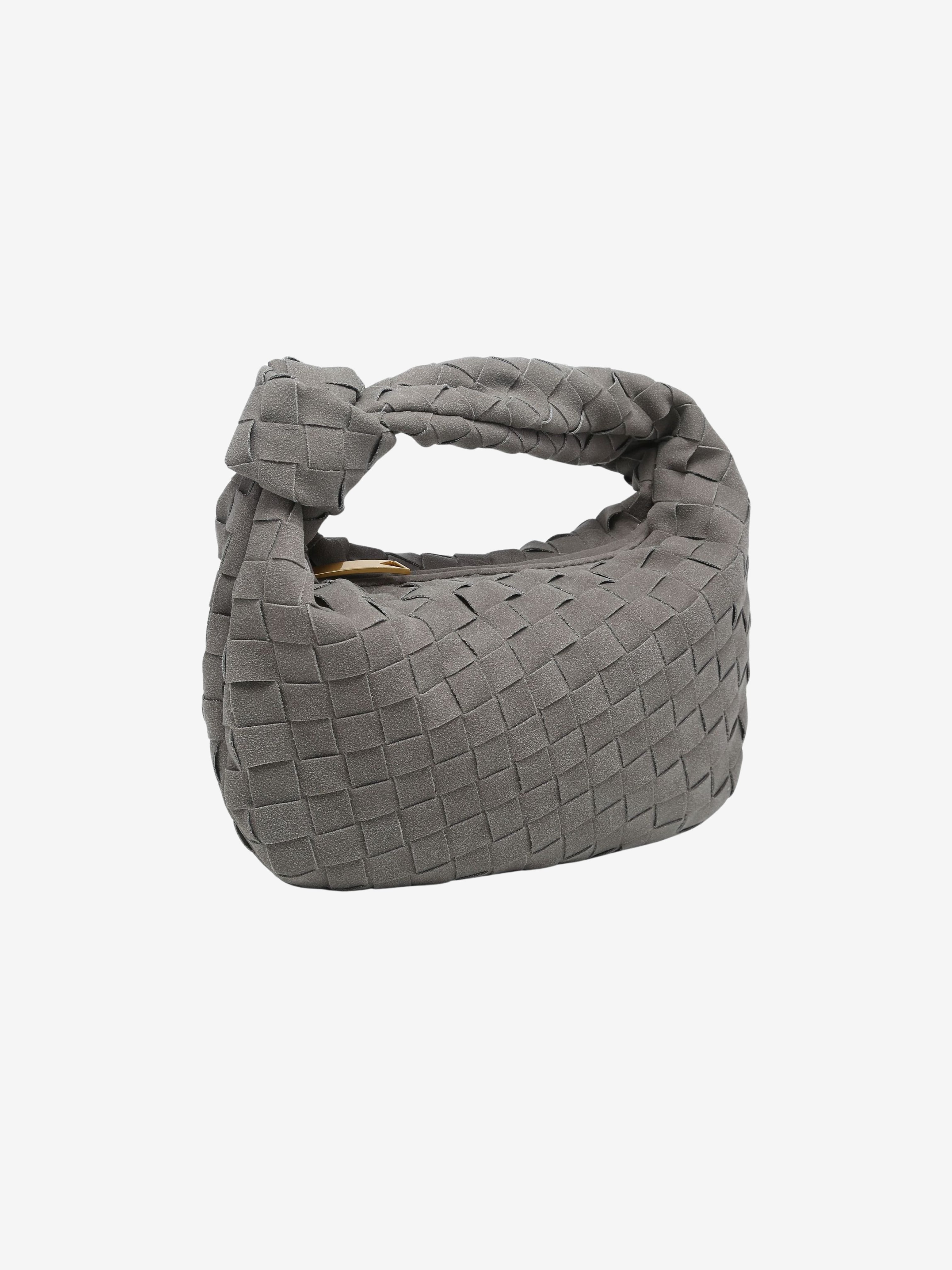 Renee | Soft Braided Mini Suede Bag