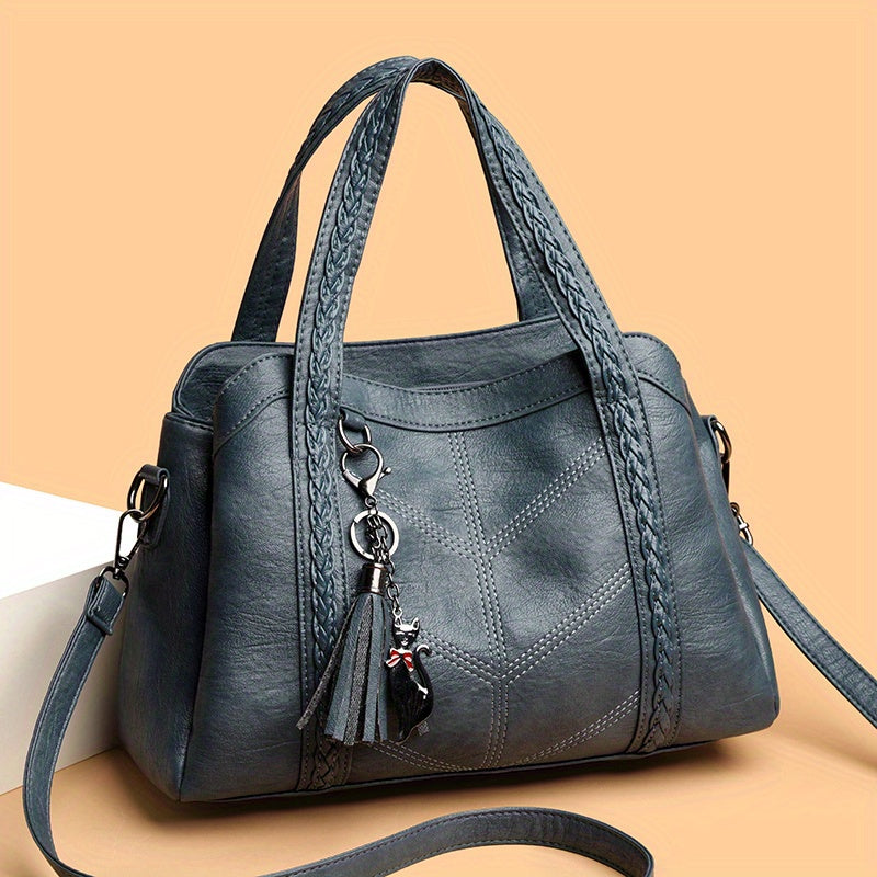 Mary Vintage Brown Handbag