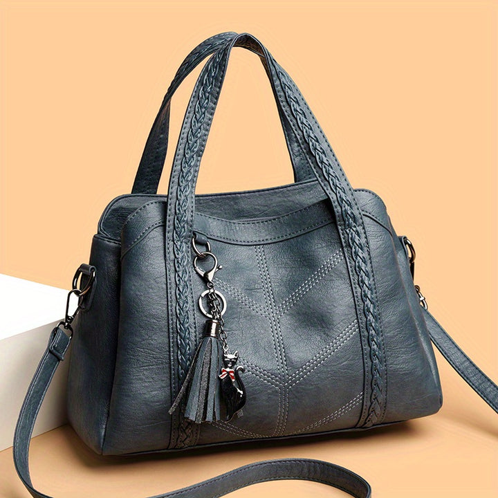 Mary Vintage Brown Handbag