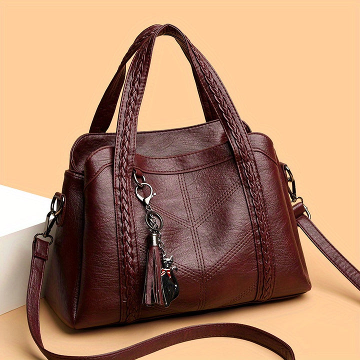 Mary Vintage Brown Handbag