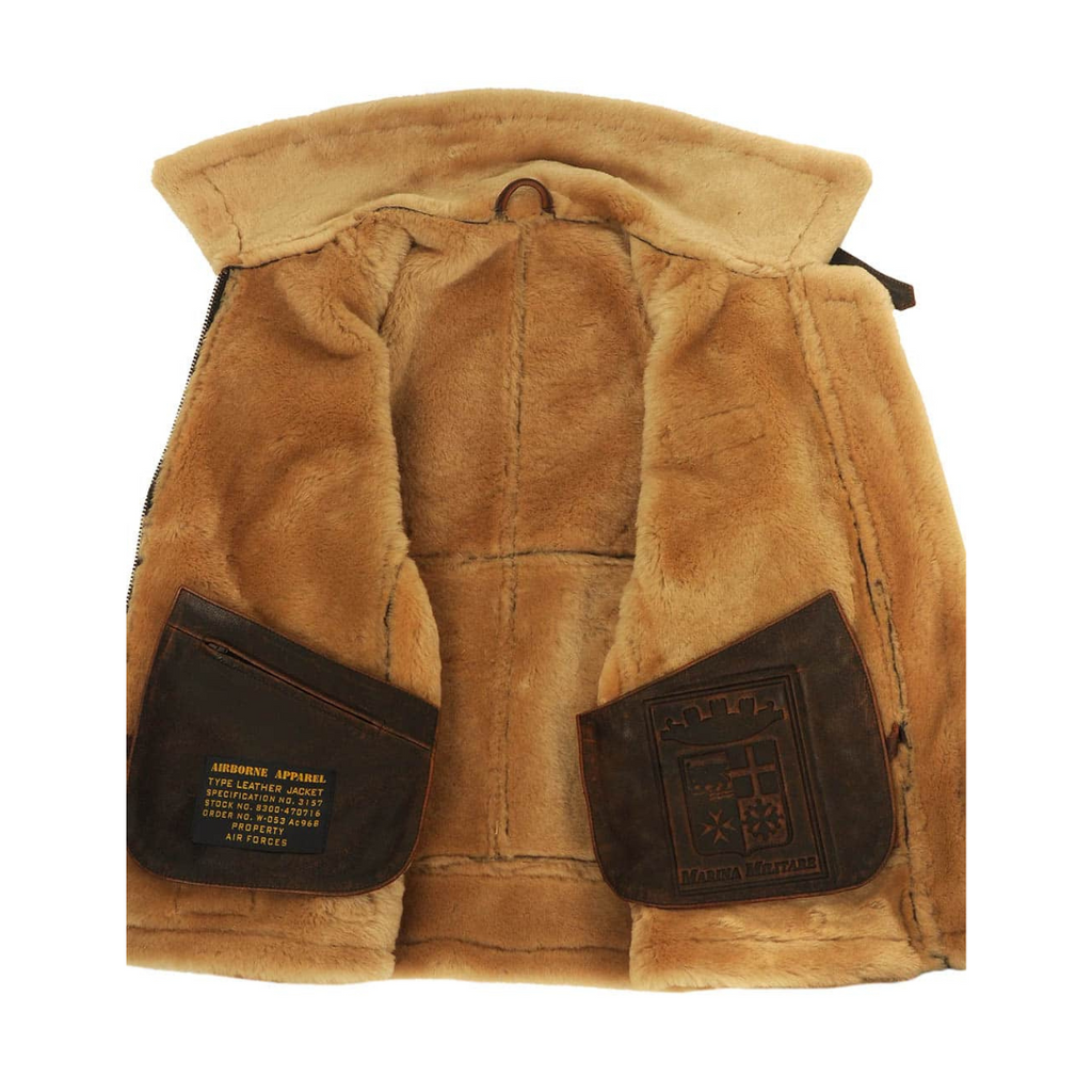 Travis | Leather Aviator Jacket Style