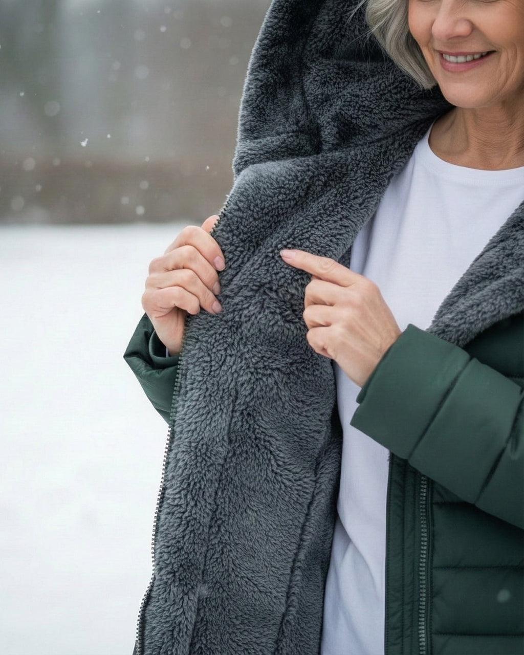 Marie I Padded Winter Jacket with Hood