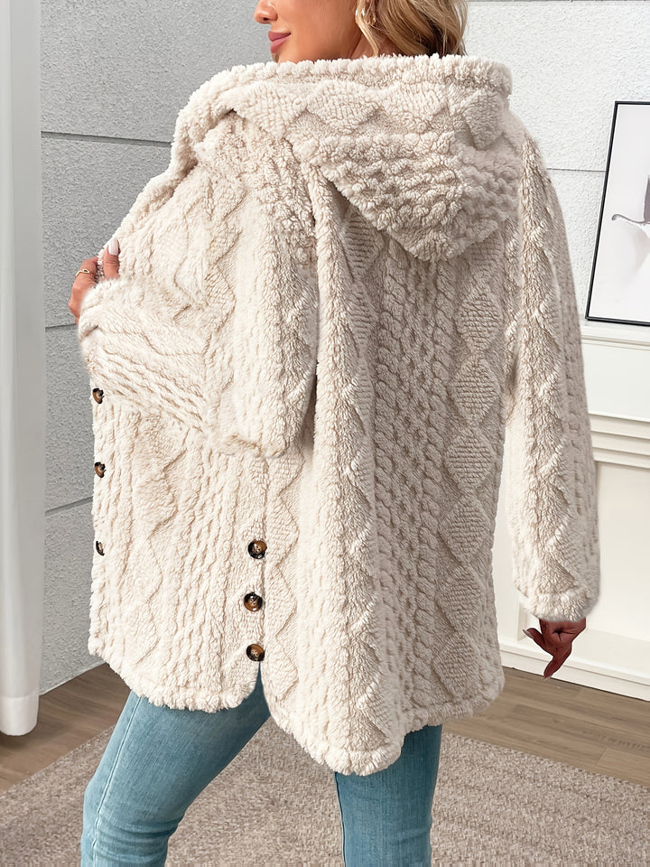 Ella Teddy Bear Coat with a Hood