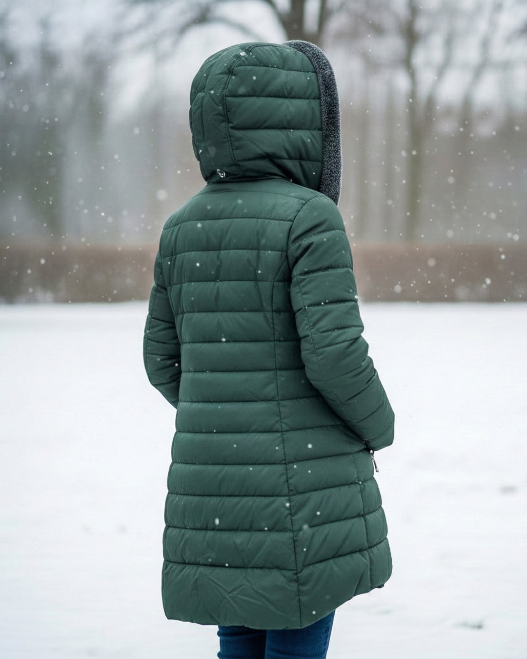 Marie I Padded Winter Jacket with Hood