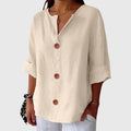 Reza - Casual Textured Blouse