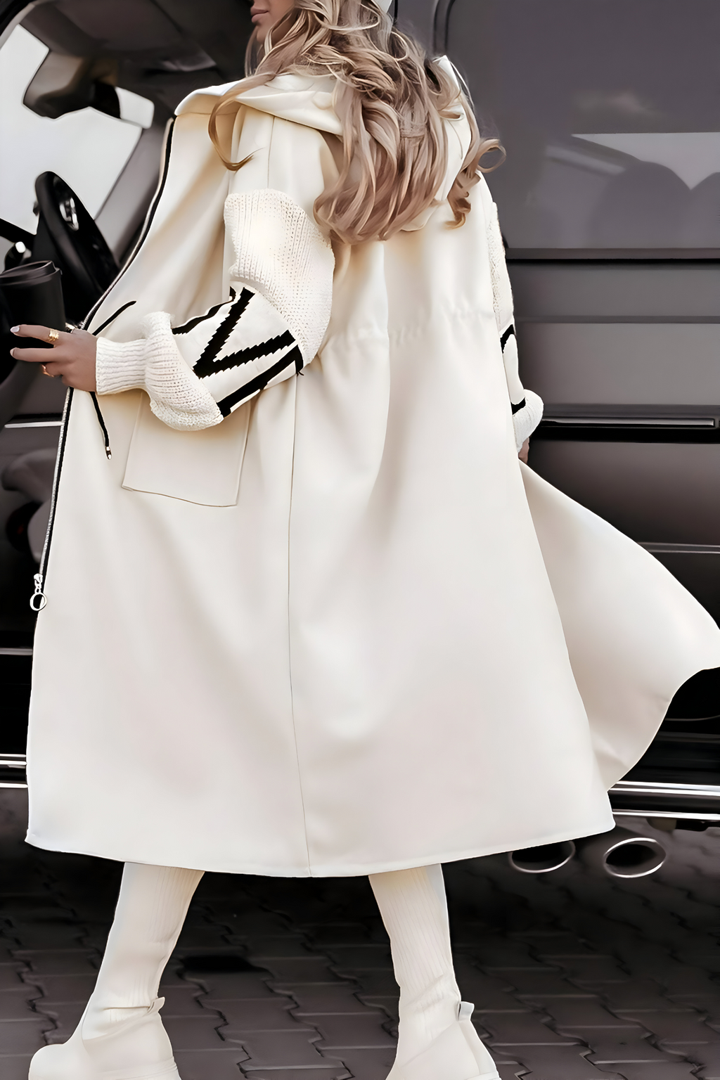 Rosalie | Elegant Hooded Coatigan