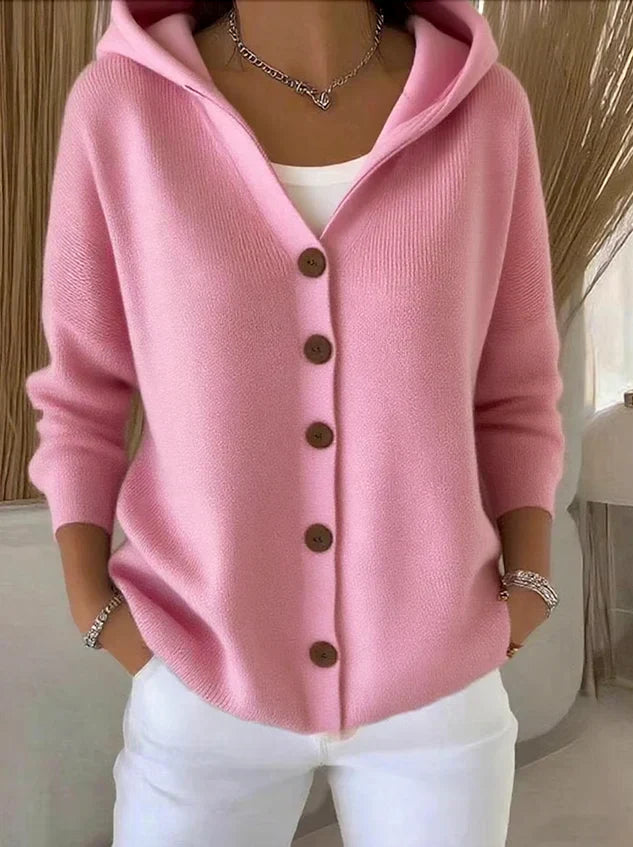 Carol | Hooded cozy cardigan