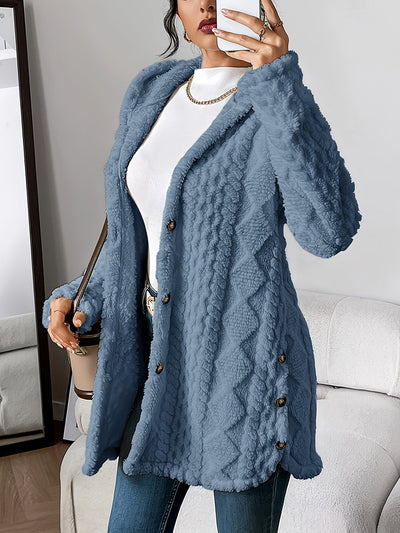 Ivy | Plush Hooded Cardigan