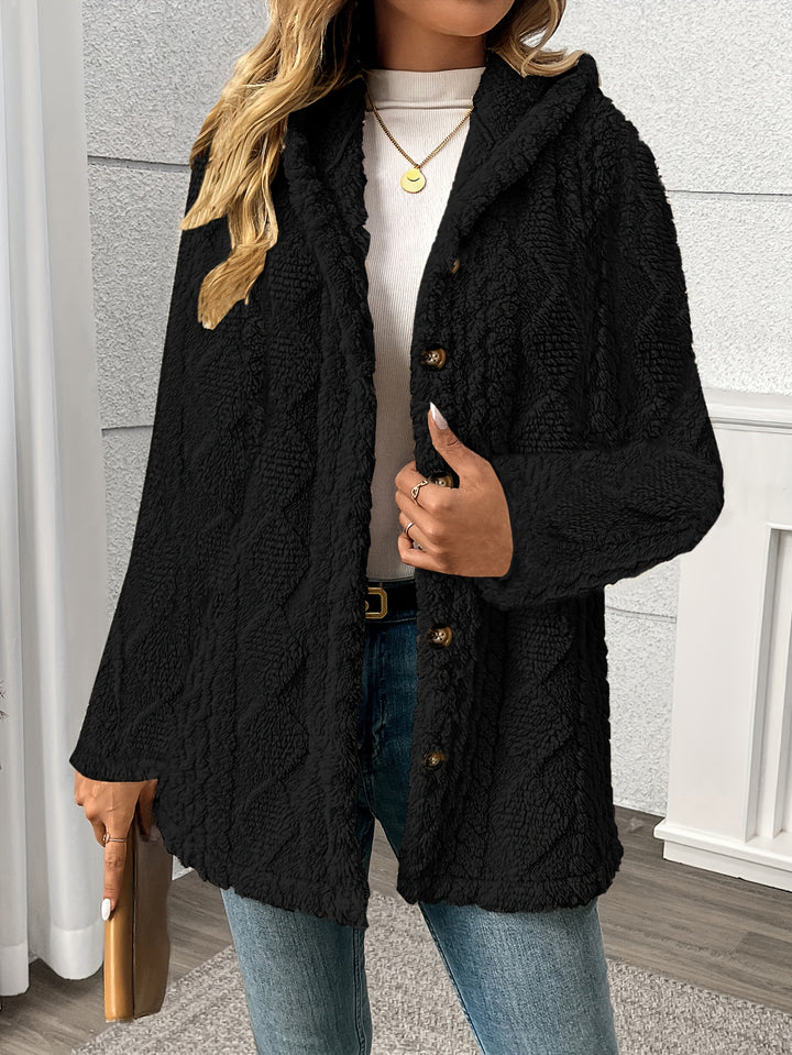 Ella Teddy Bear Coat with a Hood