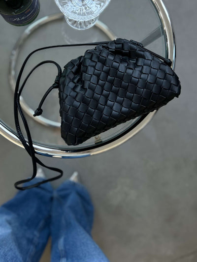 Heleina | Sleek Braided Crossbody Bag