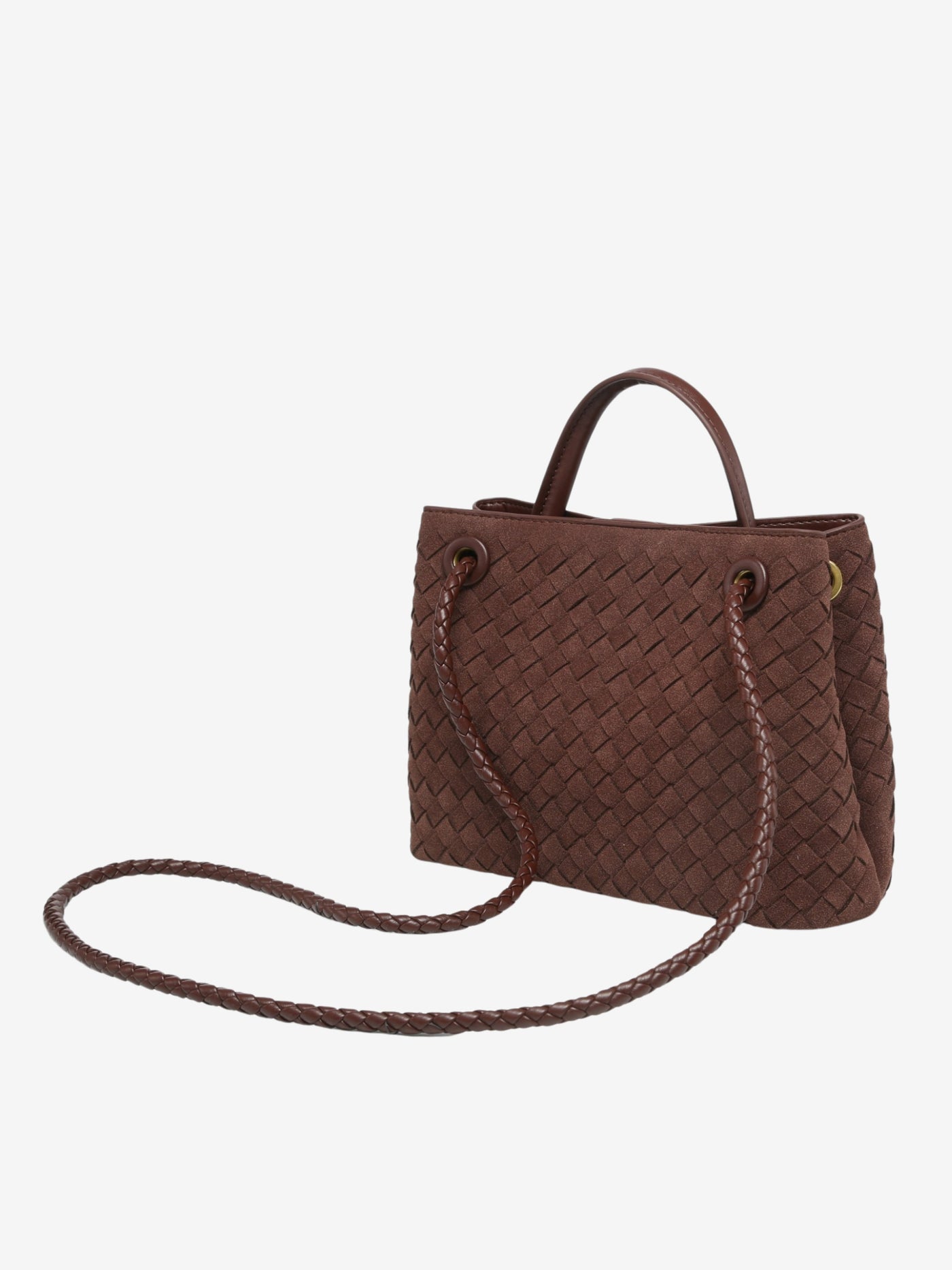 Malia | Textured Compact Woven Crossbody