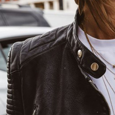 Alvide | Elegant Leather Jacket