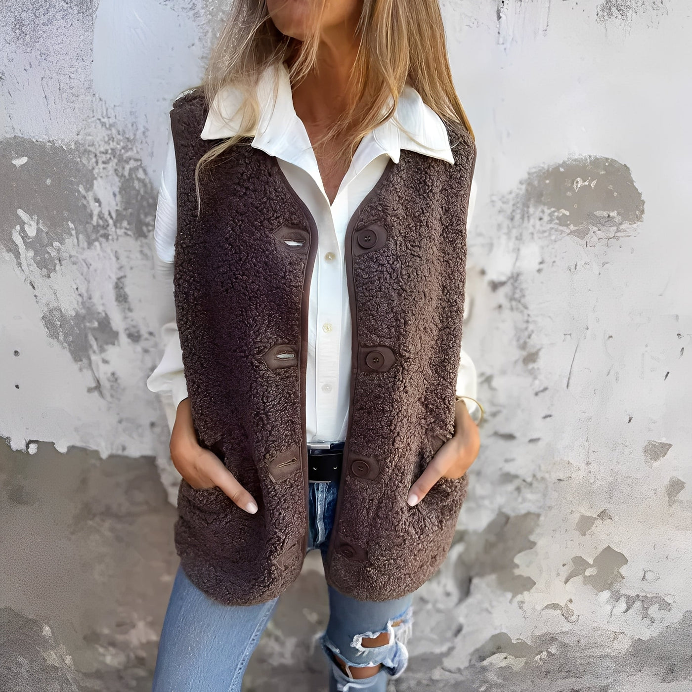 Linda | Gilet with warmth and style