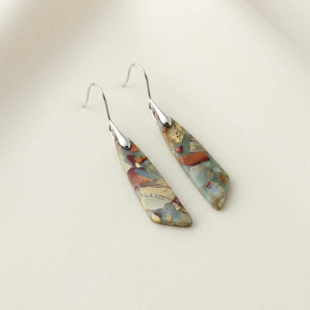 Charm - Vintage Natural Stone Earrings