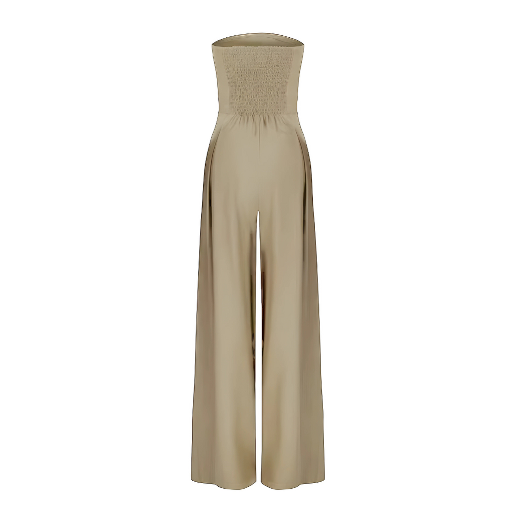 Rae - Elegant Strapless Jumpsuit with Wide Legs