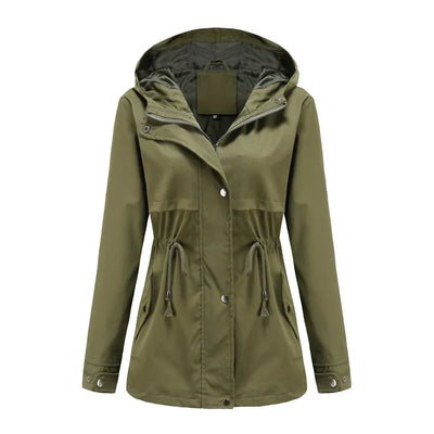 Lydia | Hooded Windbreaker Waterproof Coat