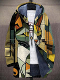 Sthephanie - Luxurious, artistically inspired zip-up hoodie