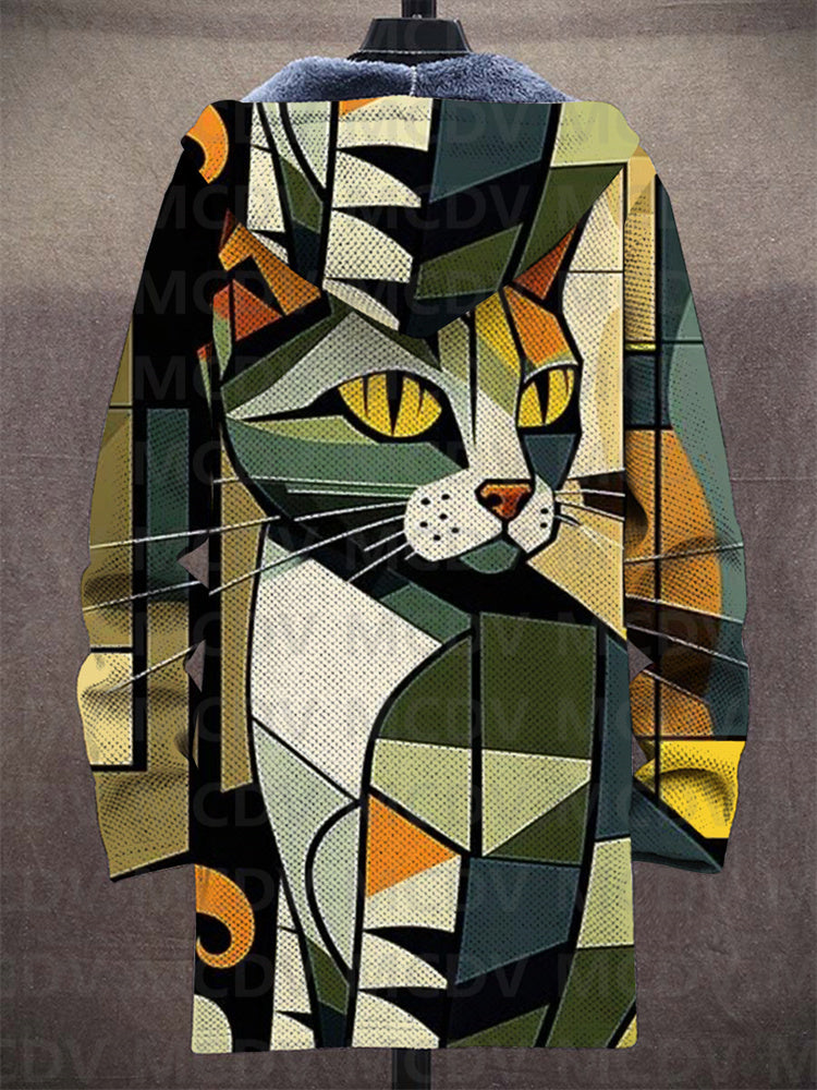 Sthephanie - Luxurious, artistically inspired zip-up hoodie