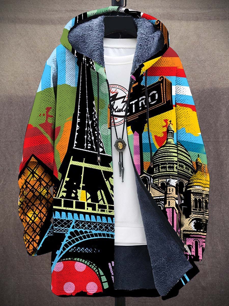 Alexandra - Luxurious, artistically inspired zip-up hoodie