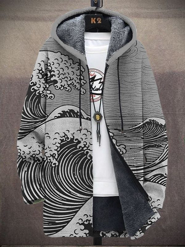 Aurelia - Luxurious, artistically inspired zip-up hoodie