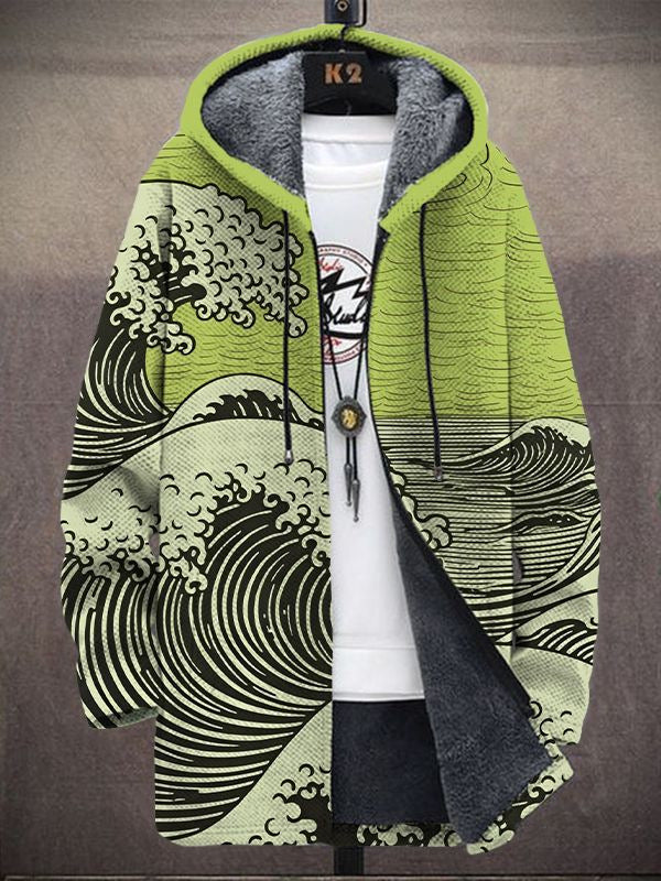 Aurelia - Luxurious, artistically inspired zip-up hoodie