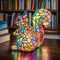 Tyler – Magical squirrel lamp in coloured glass