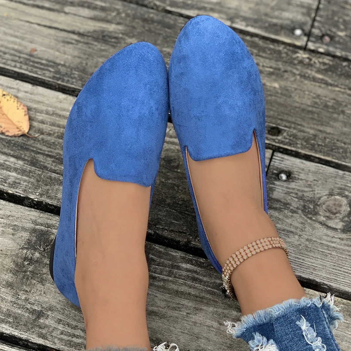 TARA™ - Simple Solid Color Pointed Toe Flat Shoes