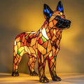Daisy – Magical Dog Lamp in Coloured Glass