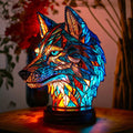 Aurora – Magical Warm Lamp in Coloured Glass