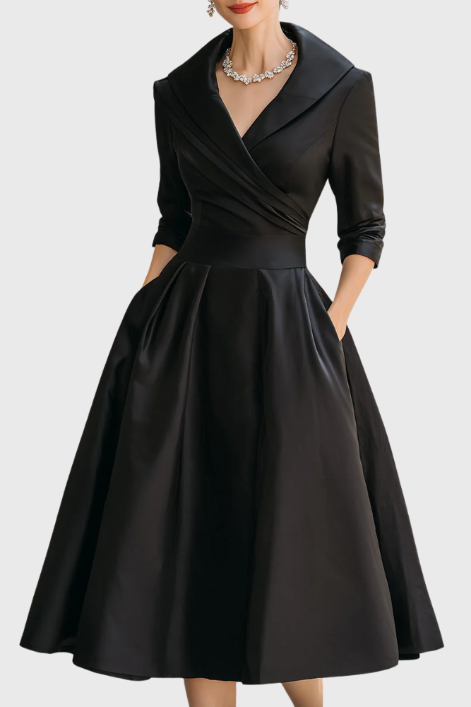 Rosa - Elegant Midi Dress