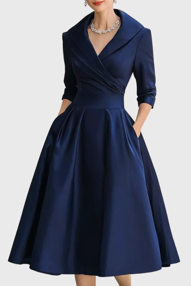 Rosa - Elegant Midi Dress