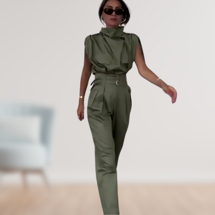 Jazlyn - Stylish Belted Jumpsuit