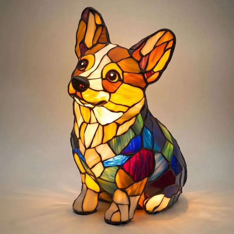 Rosie – Radiant lamp of corgi