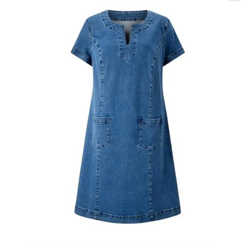 Alva | Soft Denim Dress