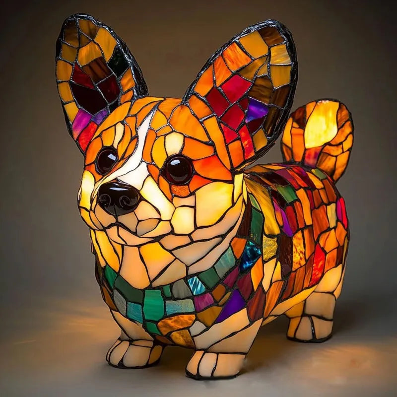 Rosie – Radiant lamp of corgi