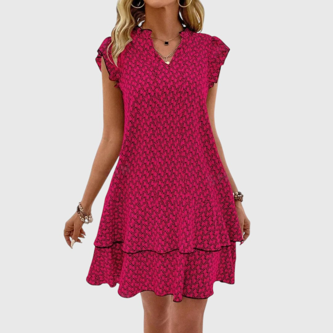 Yvonne - Elegant Floral Dress