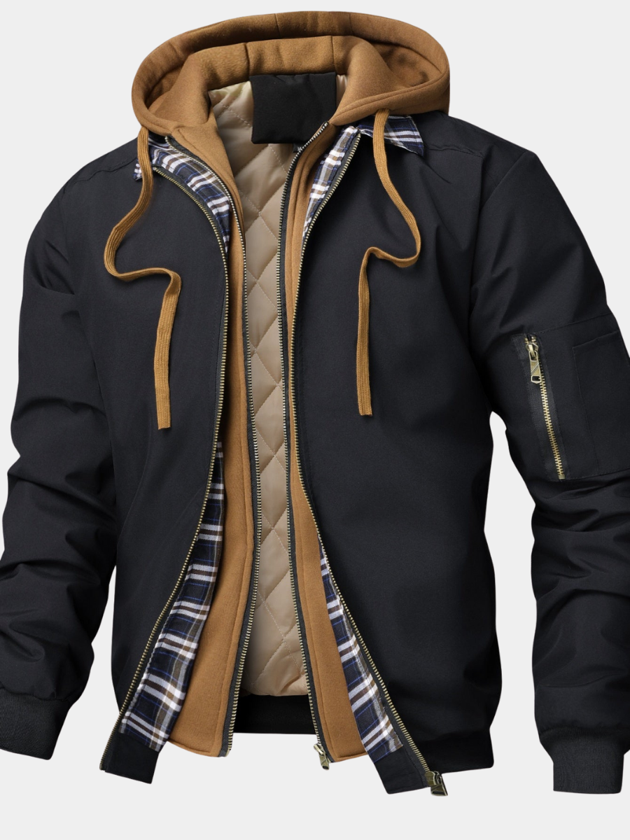 Tate | Men's Padded Bomber Jacket