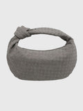 Celeste | Knotted Braided Medium Suede Bag