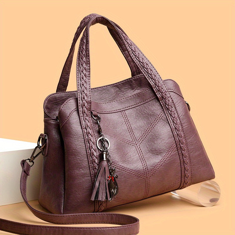 Mary Vintage Brown Handbag