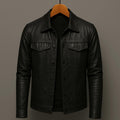 Freddie | Premium Leather Jacket in Motorcycle Style
